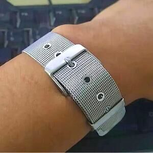 Sterling Silver Belt Buckle Unisex Bracelet